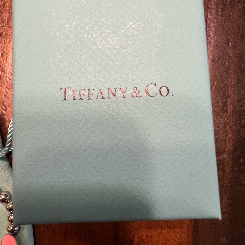 Tiffany & Co. Heart Tag Bracelet - Silver, Blue and Pink - Picture 3 of 8